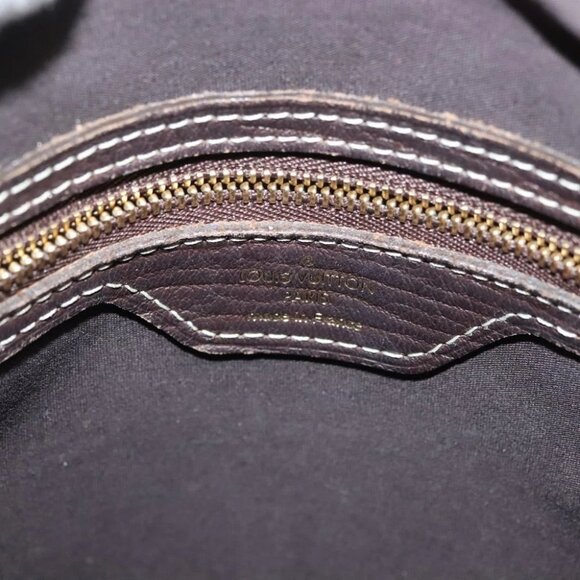 LOUIS VUITTON Monogram Mini Lin Bucket PM Shoulder Bag Brown - Picture 11 of 11